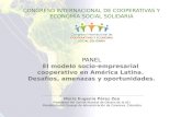 PANEL El modelo socio-empresarial cooperativo en América Latina. Desafíos, amenazas y oportunidades. CONGRESO INTERNACIONAL DE COOPERATIVAS Y ECONOMÍA.