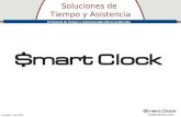 Soluciones de Tiempo y Asistencia SmartClock.com Revision: July 2012 El Sistema de Tiempo y Asistencia Mas Útil en el Mercado.