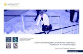 Conversaciones Digitales: Profesiones, empresas y empleos de la Economía Digital Juan José Fajardo Navarro  Novasoft galardonada con el.