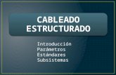 CABLEADO ESTRUCTURADO Introducción Parámetros Estándares Subsistemas.