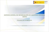 SISTEMA ESTATAL DE INFORMACIÓN DE SERVICIOS SOCIALES (SEISS) Estructura de la Aplicación Junio de 2015 1.