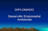 DIPLOMADO Desarrollo Empresarial Ambiental. ORGANIZADORES Centro Nacional de Producción Más Limpia y Tecnologías Ambientales Cámara de Comercio de Bogotá.