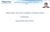 Diplomado: Gerencia contable y tributaria 2015 Facilitador : Samuel Ricardo Charry.