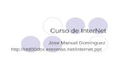 Curso de InterNet Jose Manuel Domínguez .
