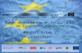 Curso de Formación en Facilitación de Conflictos Complejos Randall Arias S. Consultor.