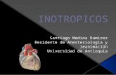 Contractilidad cardiaca alterada que produce hipoperfusión periférica  Pueden mejorar los parámetros hemodinámicos.  Aumentan el consumo miocárdico.