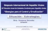 Dirección Nacional de Maternidad e Infancia Simposio Internacional de Hepatitis Virales 23º Reunión Anual de Unidades Centinela para Hepatitis virales.