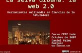 Licencia de uso La selva urbana: la web 2.0 Curso CFIE León Octubre de 2007 Daniel Primo Gorgoso  Herramientas multimedia en Ciencias de.