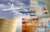 Entre los desarrollos principales en los materiales en los años recientes están los compositos o materiales compositos. De hecho, los compositos son ahora.