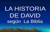 LA HISTORIA DE DAVID según La Biblia. El declive de Saúl Saúl era un valeroso jefe militar, pero resultó una persona inestable, sujeto a intensos ataques.