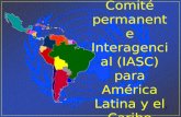 Comit é permanente Interagencial (IASC) para Am é rica Latina y el Caribe.