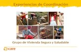 Grupo de Vivienda Segura y Saludable Experiencias de Coordinación.