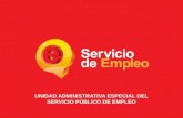 UNIDAD ADMINISTRATIVA ESPECIAL DEL SERVICIO PÚBLICO DE EMPLEO.