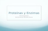 Proteínas y Enzimas Farmacognosia Prof Amarilys Morales Rivera.
