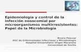 Epidemiología y control de la infección nosocomial por microorganismos multirresistentes: Papel de la Microbiología Álvaro Pascual UGC de Enfermedades.