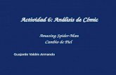 Actividad 6: Análisis de Cómic Amazing Spider-Man Cambio de Piel Guajardo Valdés Armando.