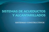 SISTEMAS CONSTRUCTIVOS. ABASTECIMIENTO DE AGUA POTABLE “ACUEDUCTOS” SISTEMA CONVENCIONAL FUENTE ADUCCION DESARENADOR CONDUCCION PLANTA DE TRATAMIENTO.