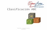 Clasificación ABC Educarte - Docente Ernesto Hernandez.