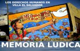 LOS DERECHOS HUMANOS EN VILLA EL SALVADOR MEMORIA LUDICA.
