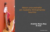 Nace una estrella en nuestro firmamento taurino Andrés Roca Rey El Andi Fotos Agustín Carbone.