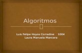 Luis Felipe Hoyos Corradine 1004 Laura Manuela Mancera.