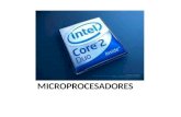MICROPROCESADORES. MICROPROCESADOR Desde el punto de vista funcional, un microprocesador es un circuito integrado que incorpora en su interior una unidad.