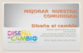 MEJORAR NUESTRA COMUNIDAD Diseña el cambio Telesecundaria Benito Juárez 14DTV0563F Comunidad de Popotes de Arriba Municipio de Tepatitlán de Morelos Mtra.