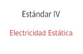 Electricidad Estática Estándar IV. Electricidad Es una forma de energía.