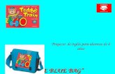 “THE BLUE BAG” Proyecto de inglés para alumnos de 4 años.