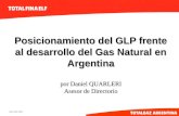 Abril del 2001 Posicionamiento del GLP frente al desarrollo del Gas Natural en Argentina por Daniel QUARLERI Asesor de Directorio.