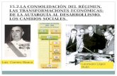 15.2.LA CONSOLIDACIÓN DEL RÉGIMEN. LAS TRANSFORMACIONES ECONÓMICAS: DE LA AUTARQUÍA AL DESARROLLISMO. LOS CAMBIOS SOCIALES. Luis Carrero Blanco Laureano.