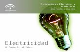 CICLO FORMATIVO DE GRADO MEDIO Instalaciones Eléctricas y Automáticas Electricidad Mi formación, mi futuro.