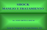 SHOCK MANEJO Y TRATAMIENTO SHOCK MANEJO Y TRATAMIENTO Dr. JOSE ORTELLADO M Curso de Postgrado de Terapia Intensiva - IPS.