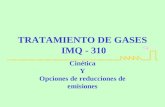 TRATAMIENTO DE GASES IMQ - 310 Cinética Y Opciones de reducciones de emisiones.