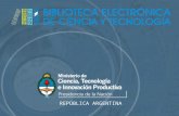 REPÚBLICA ARGENTINA. Convenio CAPES-SECTIP 2002. Organismos del Consejo Interinstitucional de Ciencia y Tecnología apoyaron formalmente la iniciativa.