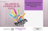Día Internacional para la Eliminación de la Violencia contra las Mujeres Actividad: