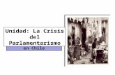 La Cuestión Social en Chile Unidad: La Crisis del Parlamentarismo.
