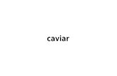 Caviar. Plan de comunicación Facebook Junio – Diciembre 2015 #CAVIAR C.