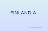 FINLANDIA Carlota García Fernández 6º B. La capital de Finlandia es Helsinki, está situada en la costa sur del país, a la orilla del Golfo de Finlandia.