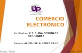 COMERCIO ELECTRÓNICO Facilitadora: C.P. DIANA CORONADO HERNANDEZ Alumna: ALICIA ISELA GARZA CANO Burgos, Tamps.Octubre, 2013.