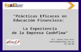 "Prácticas Eficaces en Educación Financiera: La Experiencia de la Empresa Cashflow" Act. Andrés Díaz Ruiz andresdr@prodigy.net.mx 03-JUN-08.