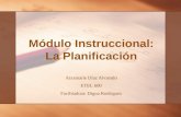 Módulo Instruccional: La Planificación Aixamarie Díaz Alvarado ETEL 600 Facilitadora: Digna Rodríguez.