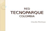 RED TECNOPARQUE COLOMBIA Claudia Montoya. ¿QUE ES TECNOPARQUE? ¿QUE ES TECNOPARQUE? Es un programa de innovación tecnológica del SENA dirigido a todos.