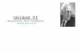 Unidad VI Desarrollos Post Freudianos Donald Winnicott.
