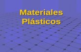 Materiales Plásticos. Definición de Plásticos Materiales formados por moléculas muy grandes llamadas polímeros, formadas por largas cadenas de átomos.