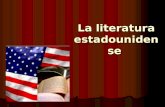 La literatura estadounidense. El comienzo de la literatura estadounidense deriva de formas y estilos europeos. Por ejemplo: Wieland y otras novelas escritas.