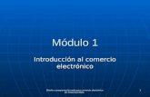 Diseño y programación web para comercio electrónico Dr. Francisco Mata 1 Módulo 1 Introducción al comercio electrónico.