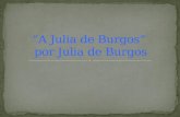 Resume y define la diferencia entre “tú, Julia de Burgos”, a quien canta la voz poética, y el “yo” del poema. ¿Crees tú que pudieran coexistir este tú.