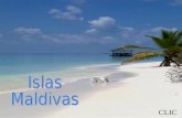 CLIC Población total : 350.000 Hab La República de las Maldivas es un país situado en el Océano Indico al sudoeste de Sri Lanka y la India, al sur.