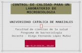 UNIVERSIDAD CATOLICA DE MANIZALES facultad de ciencias de la salud Programa de bacteriología Docente : Diego Fernando López Muñoz.